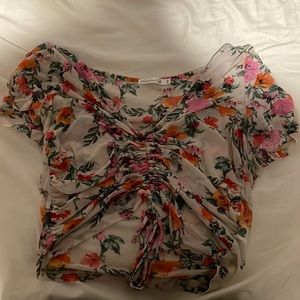 See through flower top